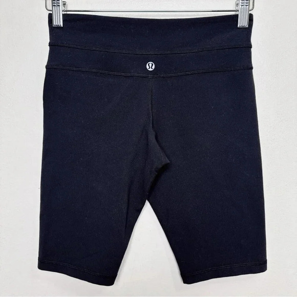 Lululemon Womens 4 Wunder Biker Training Short In Black - Picture 10 of 11